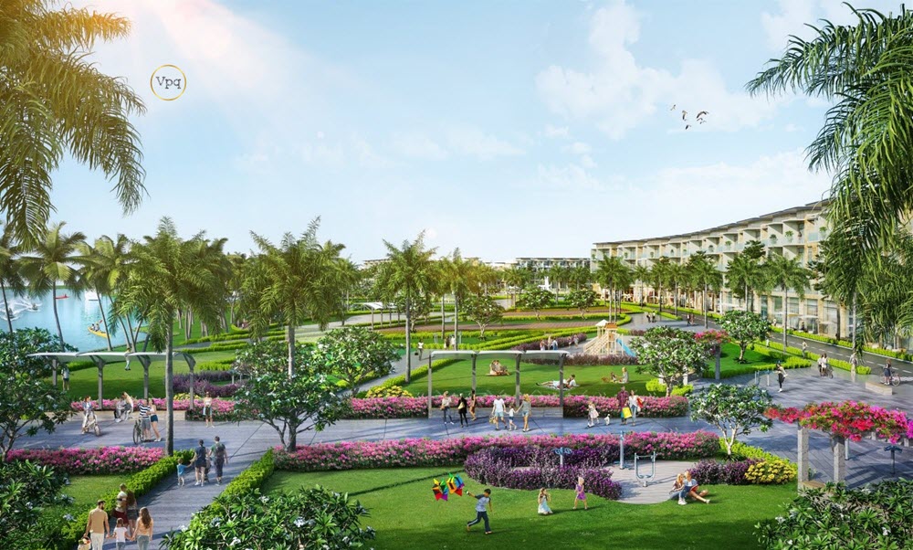 Công viên ven sông Cổ Cò rộng 50 ha tại Khu đô thị Nam Hoà Xuân